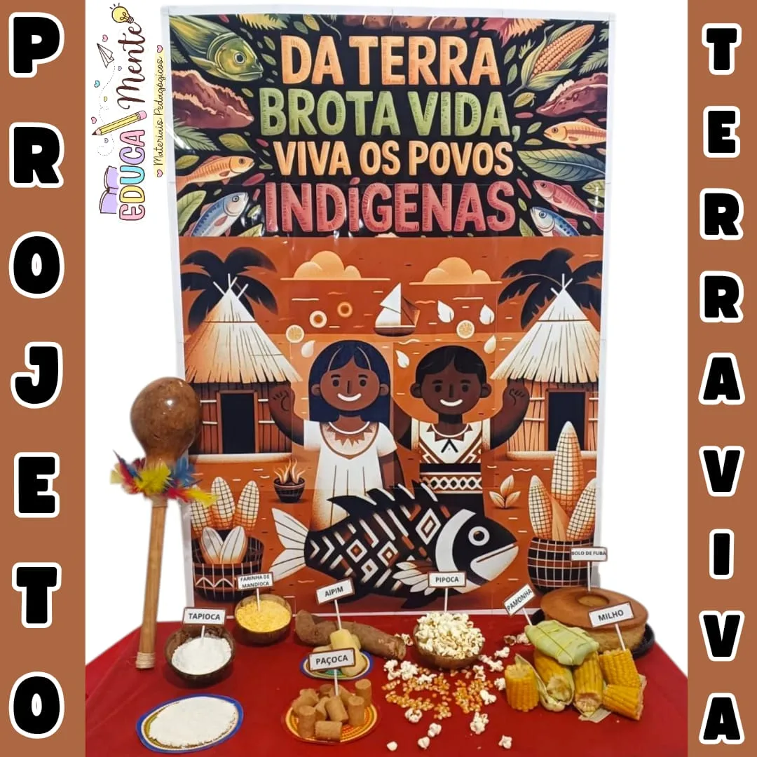 🌿🌽 PROJETO INDÍGENA "TERRA VIVA"🧡🌱