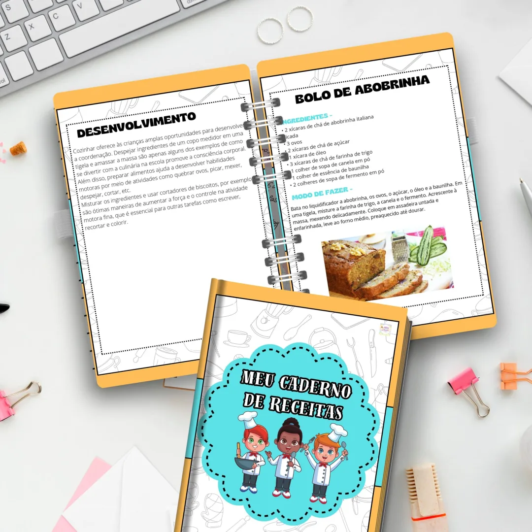 PROJETO PEDAGÓGICO / RECURSO PEDAGÓGICO: MEU CADERNO DE RECEITAS