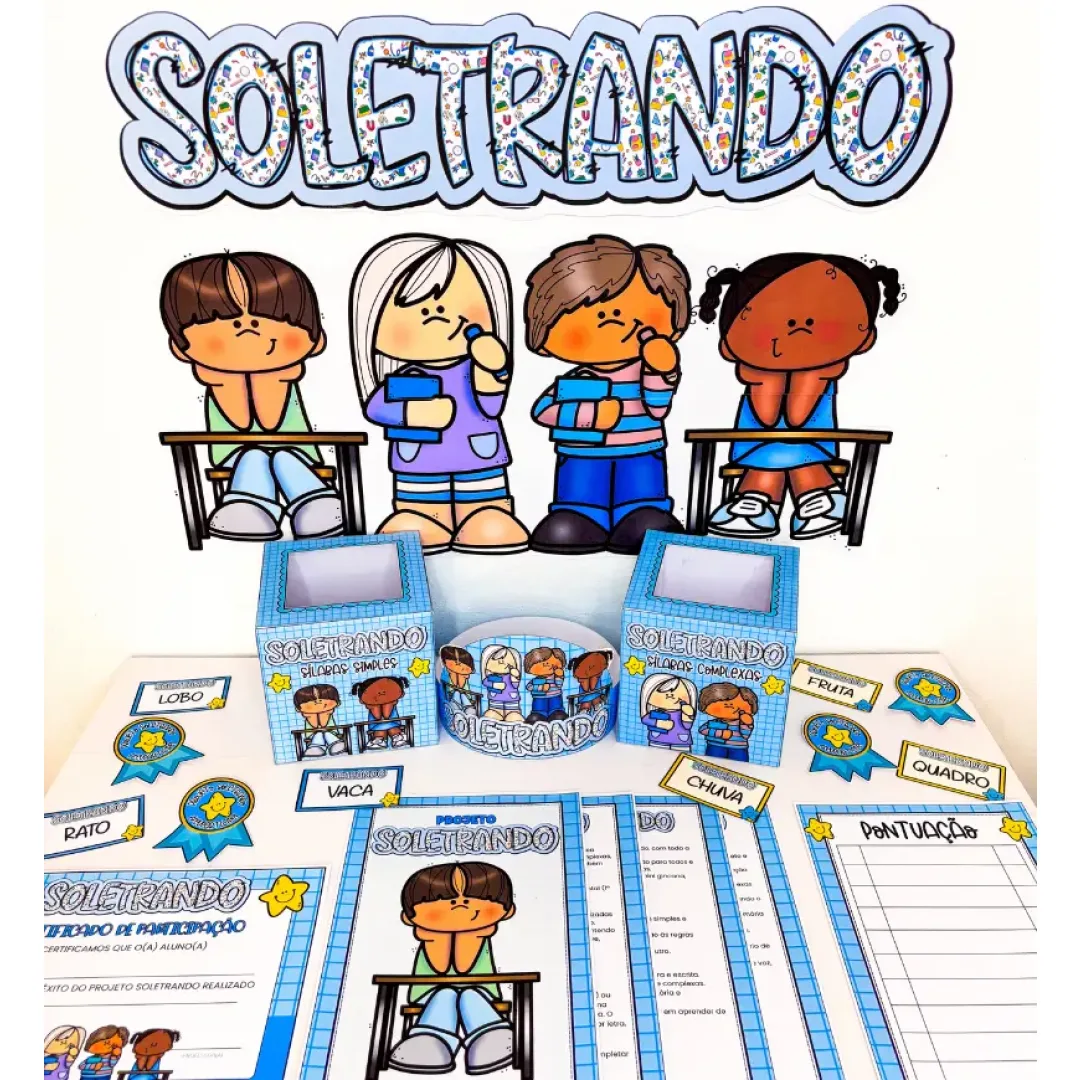Projeto Pedagógico Soletrando | Jogo de Alfabetização em PDF