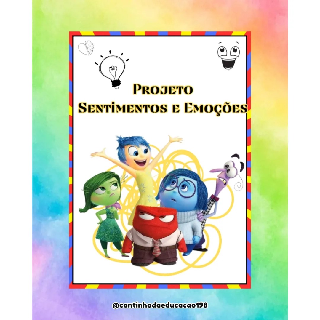Projeto Sentimentos e Emoções - 57 Páginas - Educação Infantil - PDF