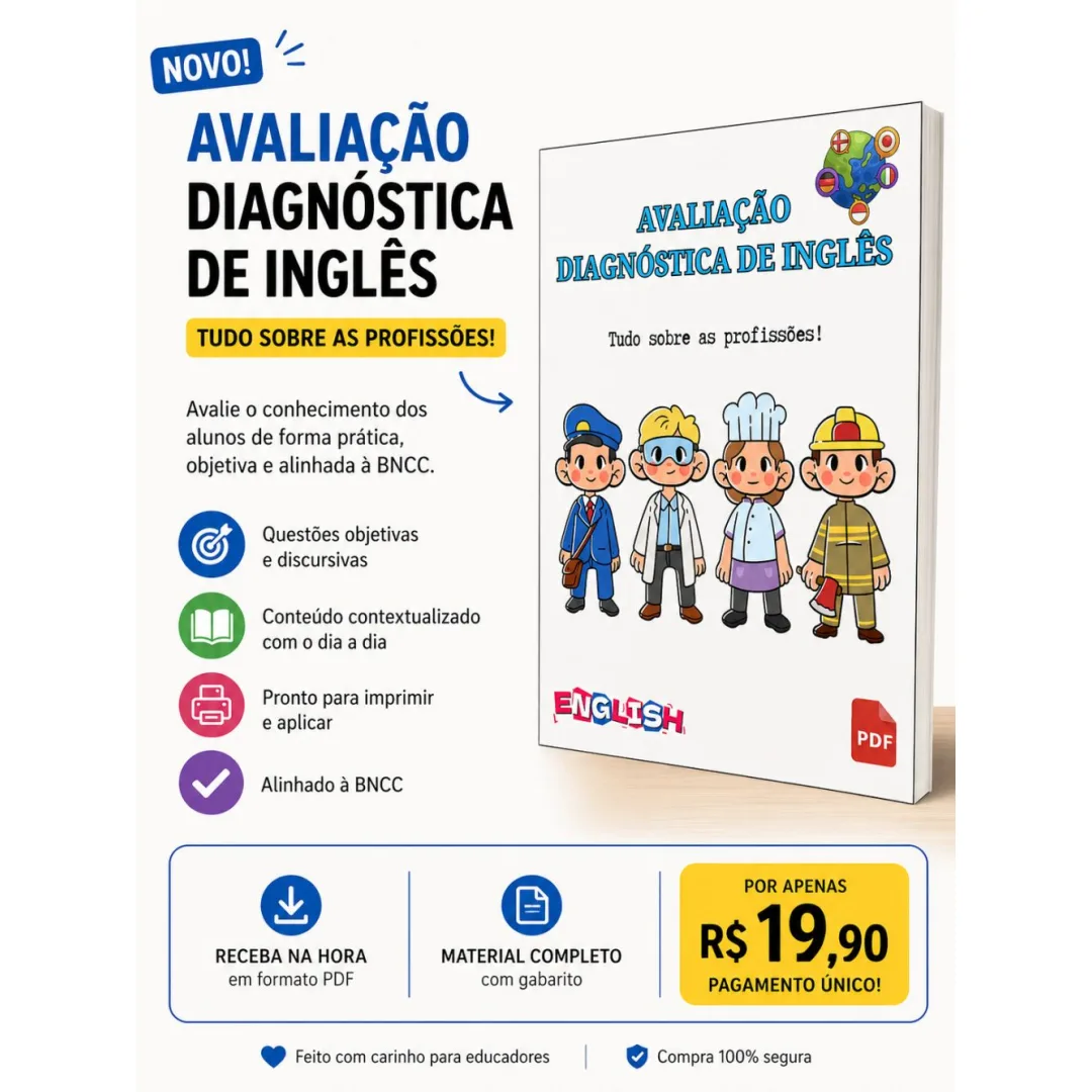 Prova Ingles — Pronto para Imprimir
