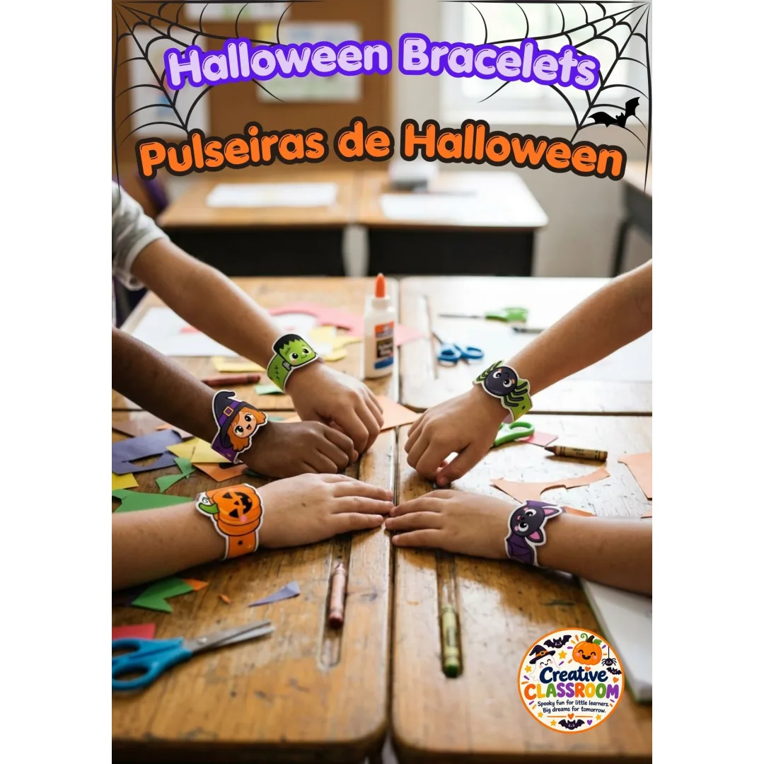 Pulseiras Halloween pdf 1 Ensino Infantil