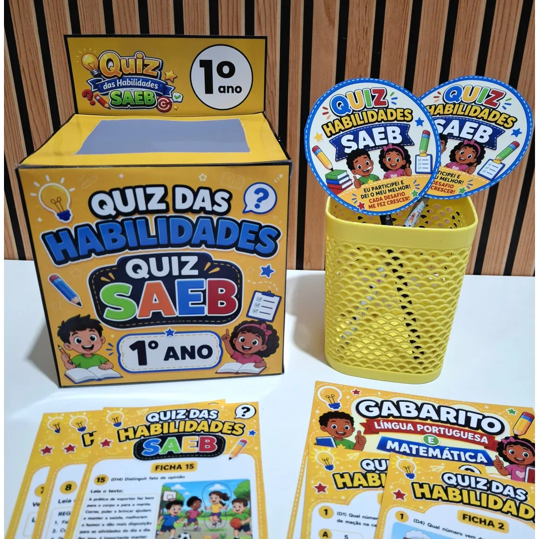 Quiz Saeb | Quiz de Habilidades 1° ano Fundamental