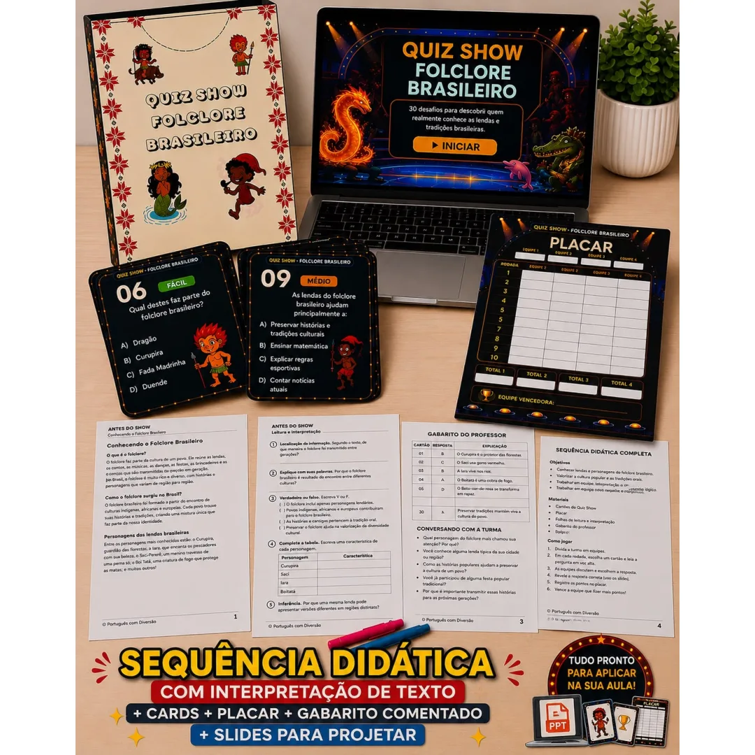 Quiz Show Folclore Brasileiro