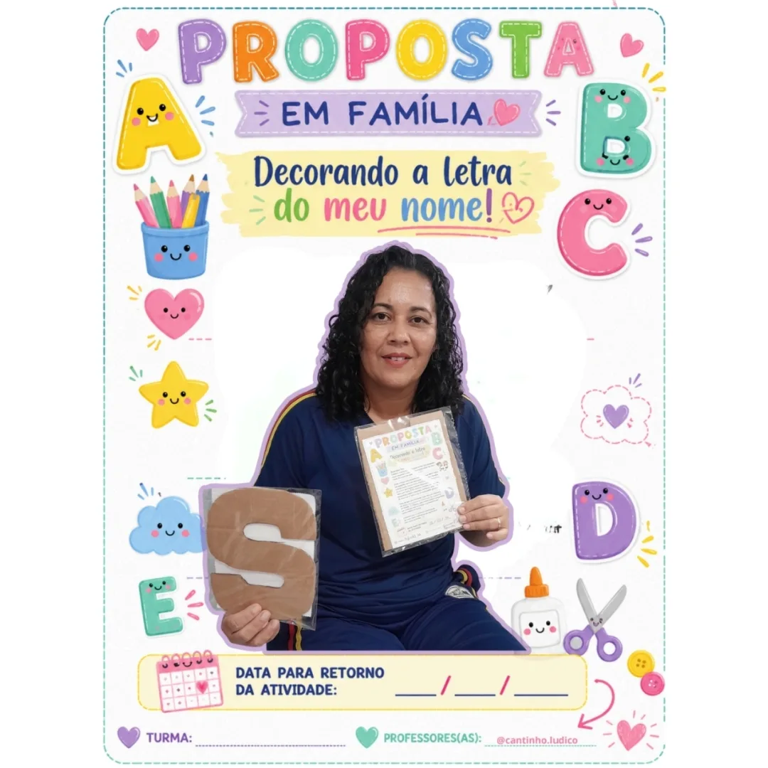  - Recado Letra Inicial - Educação Infantil - PDF