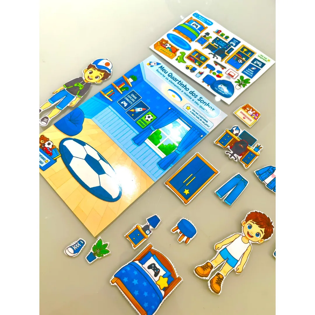Recorta, Veste e Brinca! em PDF- “1º Ano”, “Educação Infantil