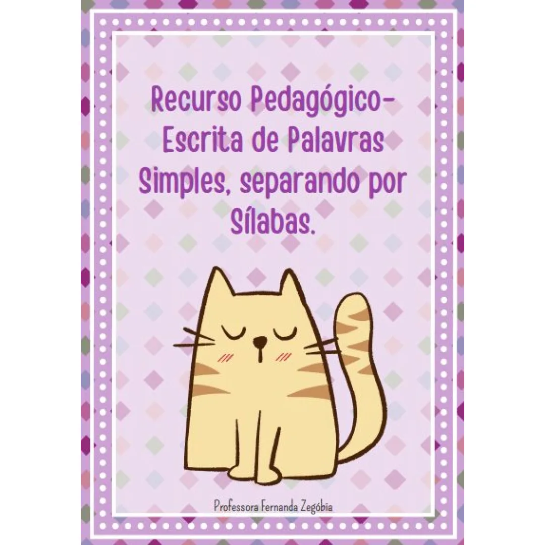 Recurso fichas de escrita
