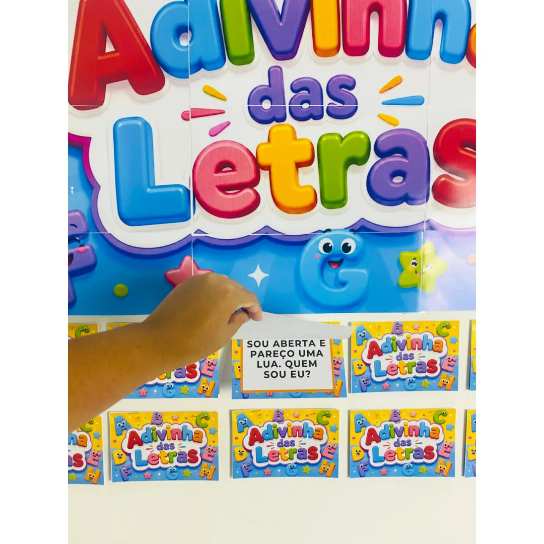 Recurso Pedagógico Adivinha das Letras BNCC PDF - Alfabetização