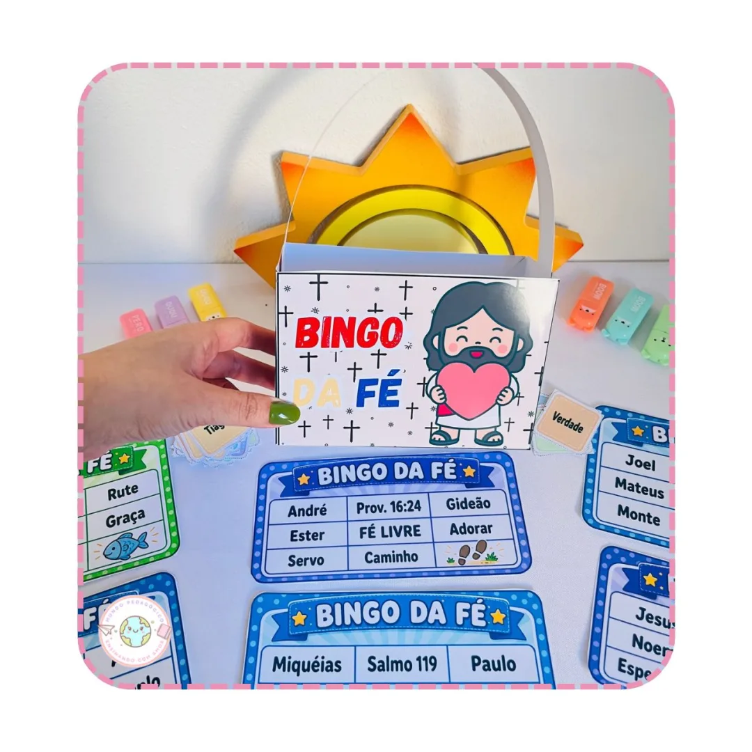 RECURSO VISUAL CRISTÃO - BINGO DA FÉ