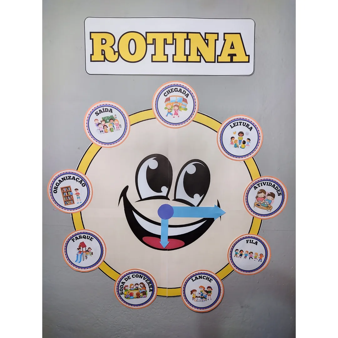 RELÓGIO DA ROTINA / ROTINA ESCOLAR: RELÓGIO