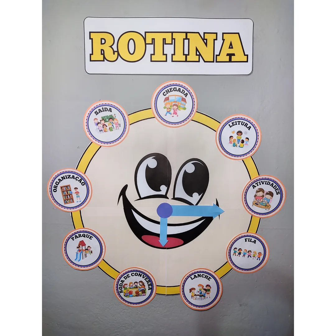 Relógio de Rotina - Educação Infantil - PDF