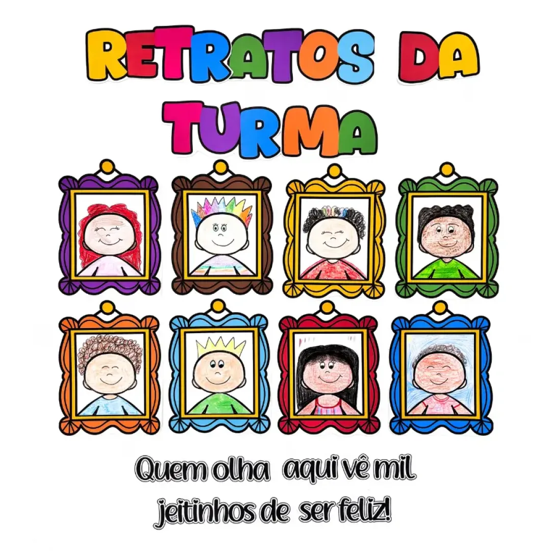 Retratos da Turma Consciência Negra Educação Infantil e 1° ao 5° Ano em PDF