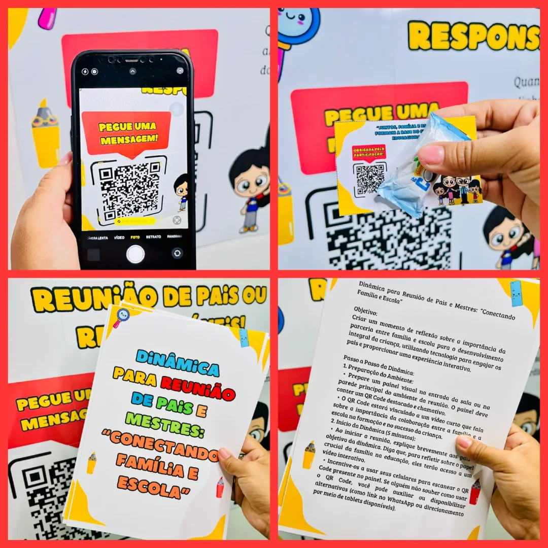 REUNIÃO DE PAIS E RESPONSÁVEIS: QR CODE