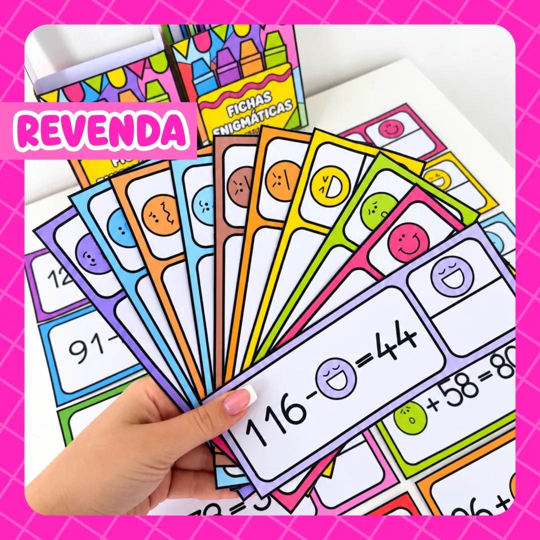 REVENDA - Fichas Enigmáticas de Adição e Subtração (em PDF)