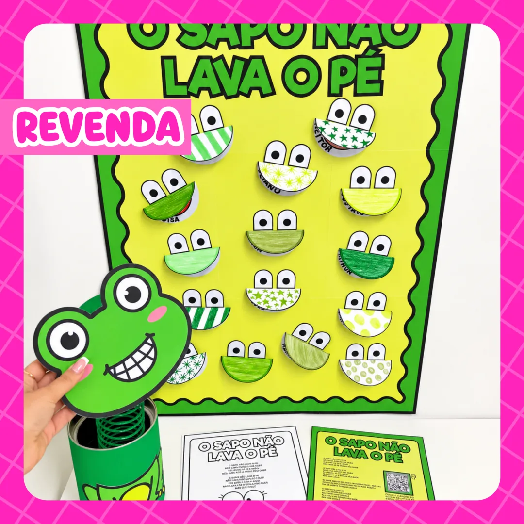 REVENDA - Kit O Sapo Não Lava o Pé