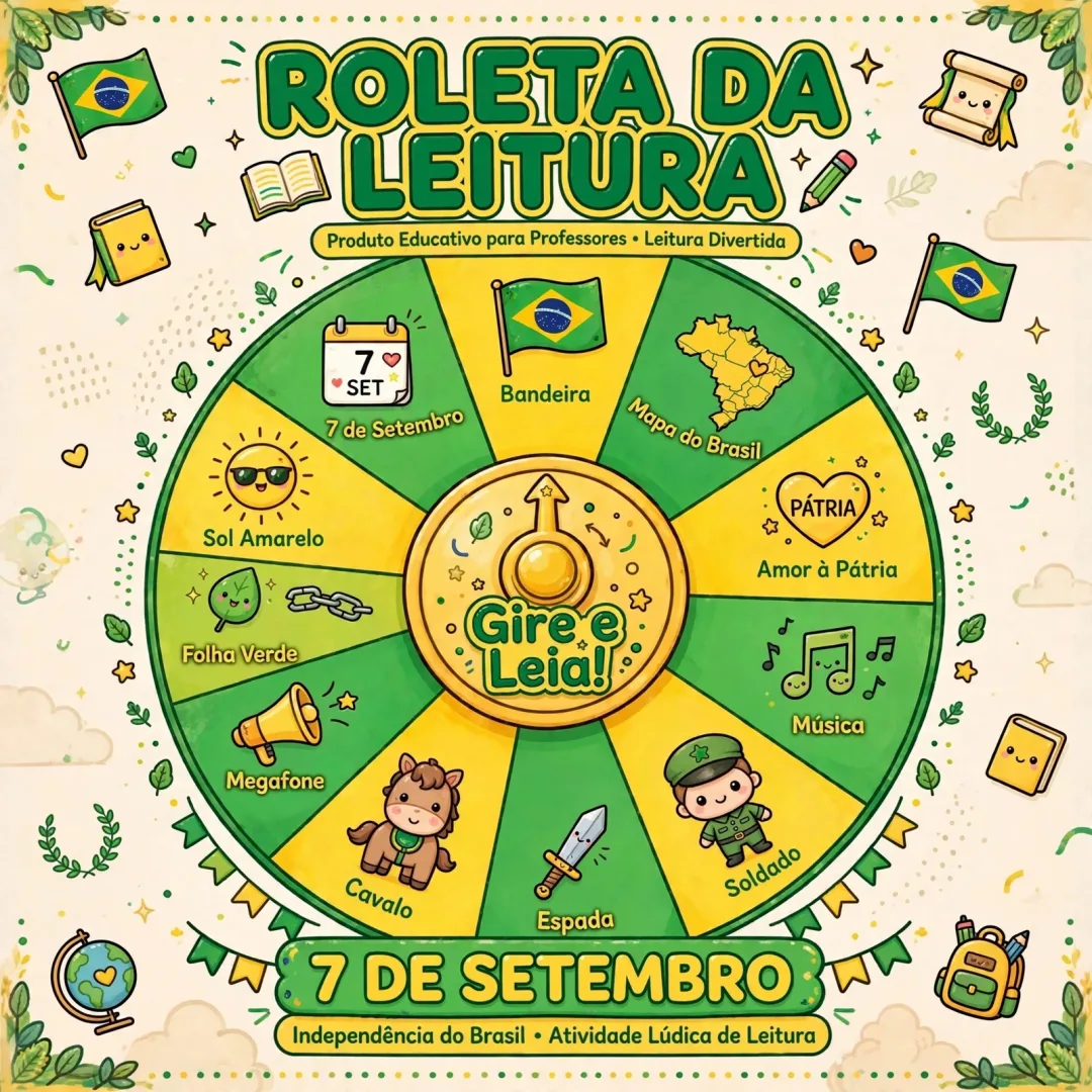 Roleta da Leitura - Educação Infantil - PDF