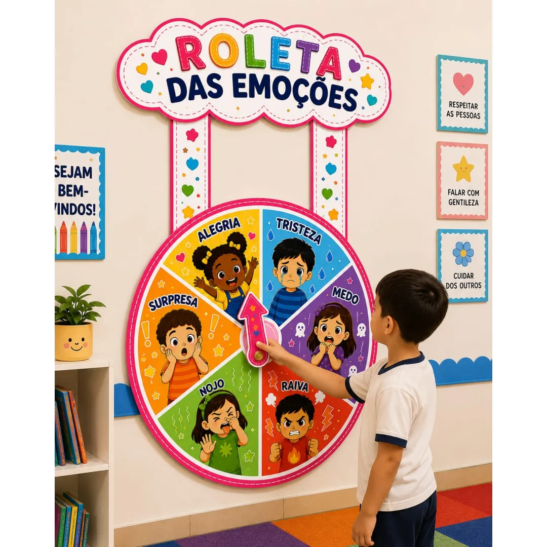 Roleta das emoções 