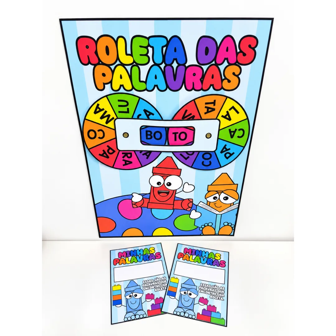 Roleta das Palavras – Atividade de Alfabetização