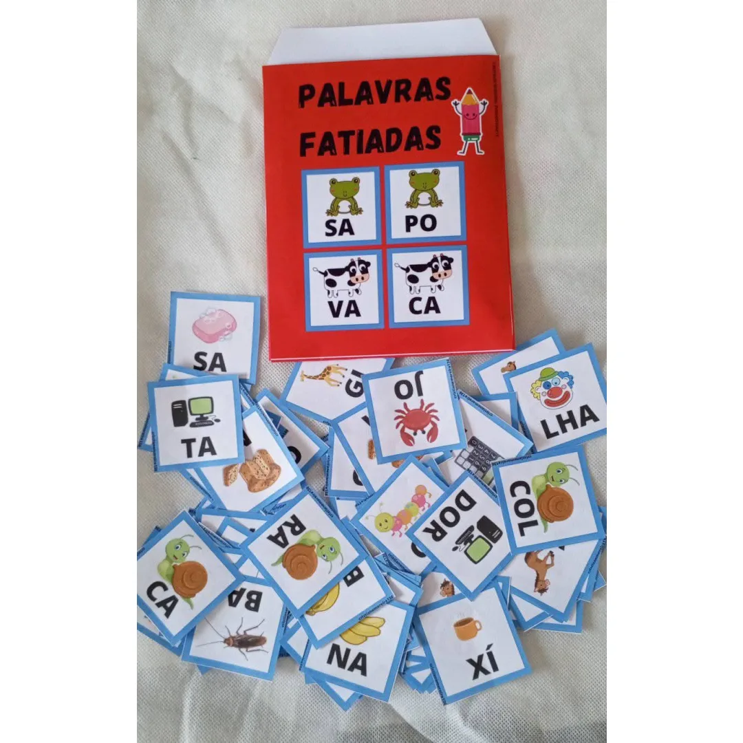 Palavras fatiadas PDF ensino fundamental 