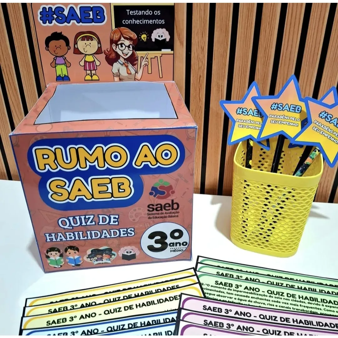 Rumo ao Saeb - Quiz de Habilidades 3° ano Ensino Médio