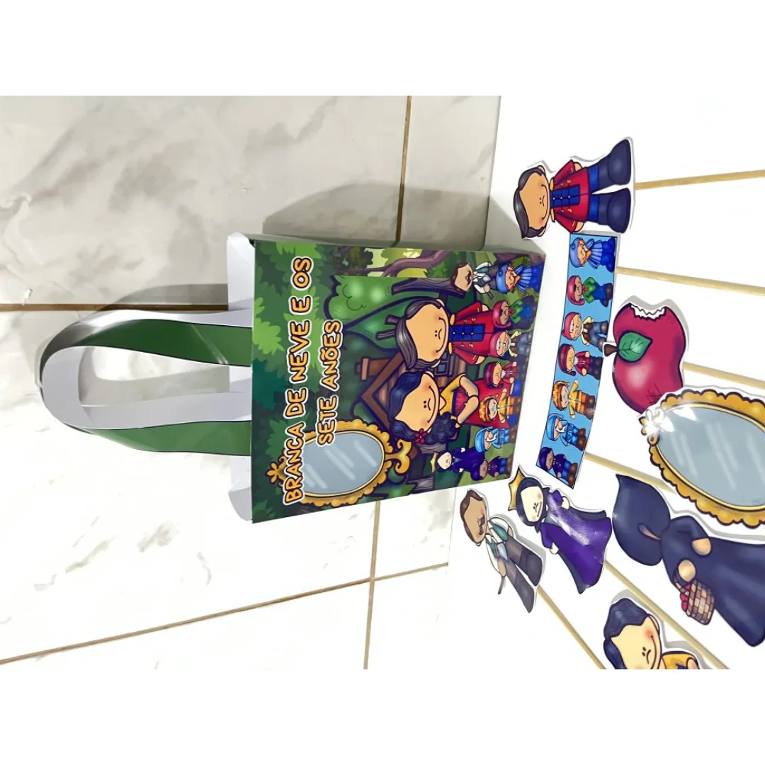 Sacola Branca de Neve — Pronto para Imprimir