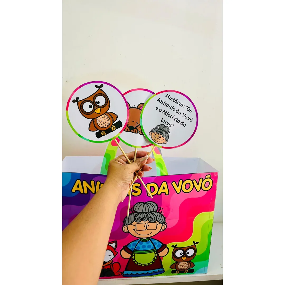 Sacola da Leitura: os Animais da Vovó e o Mistério da Luva Perdida em PDF 1º e 2º ano