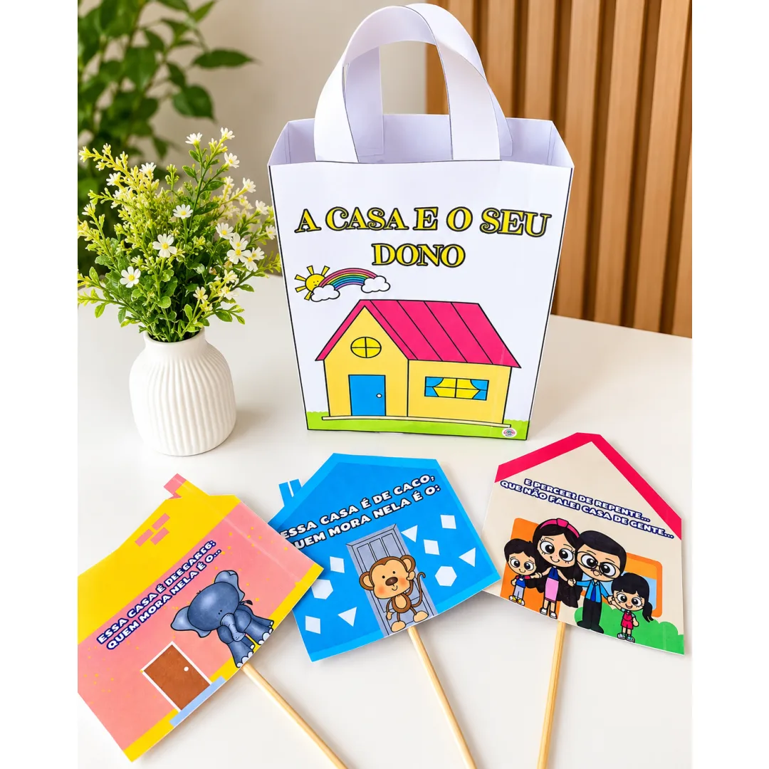 Sacola de Contação de História “A Casa e o Seu Dono” - Educação Infantil - PDF