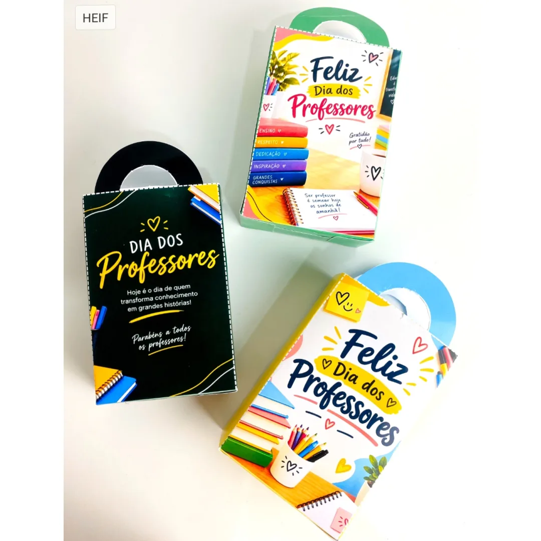Sacola Dia dos Professores – Recurso Pedagógico para Presentear