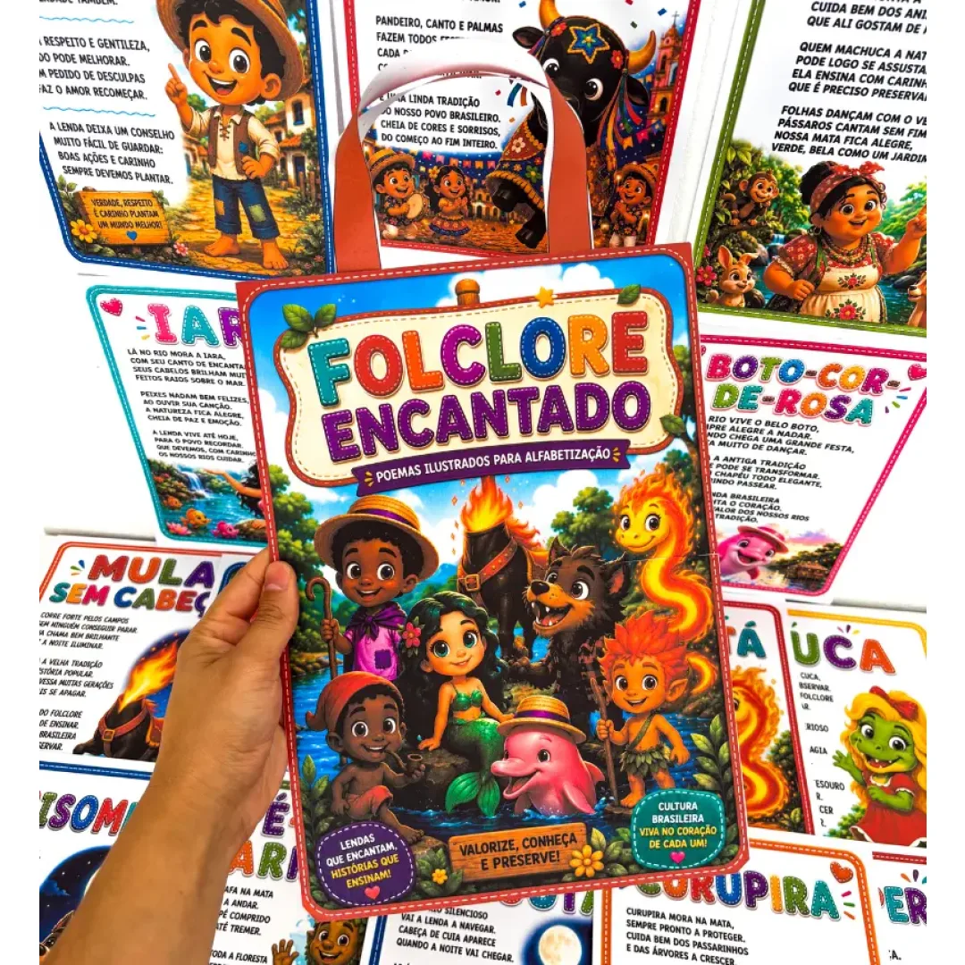 Sacola Folclore Encantado em Poemas