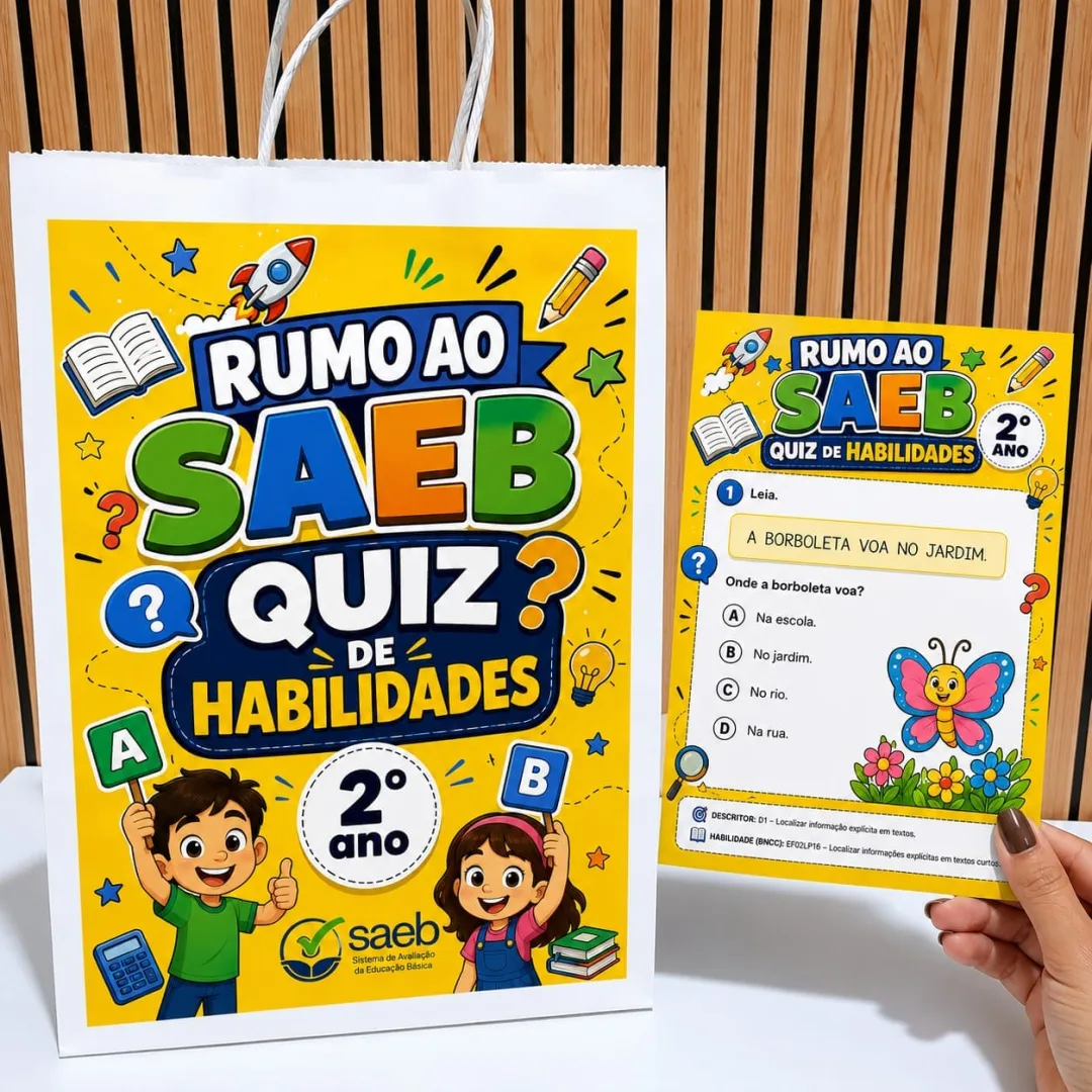 Sacola Interativa - Quiz Rumo ao Saeb | 2° ano Fundamental