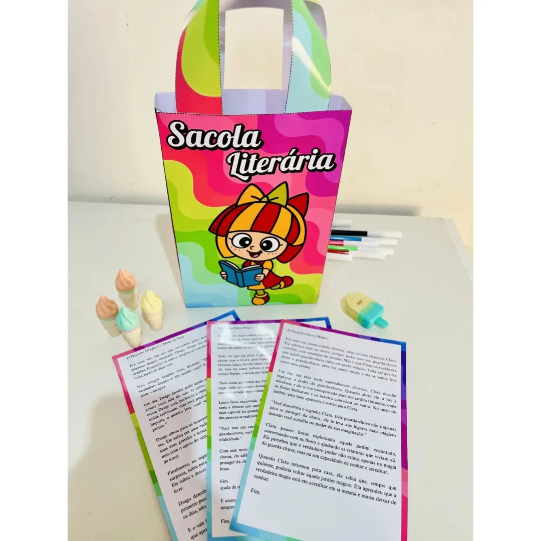 Sacola Literária — Pronto para Imprimir