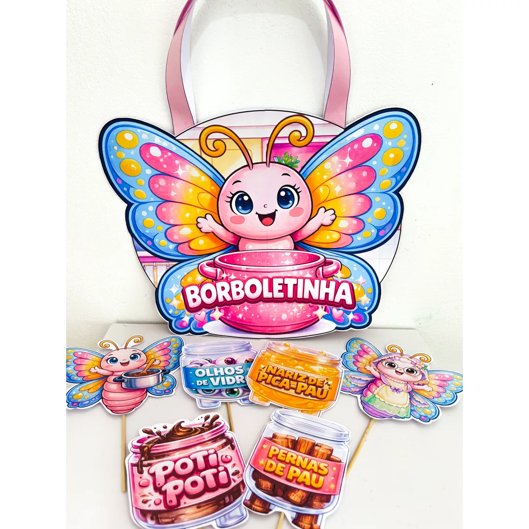Sacola musical "BORBOLETINHA"