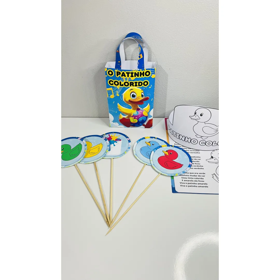 Sacola Musical – O Patinho Colorido educação infantil 