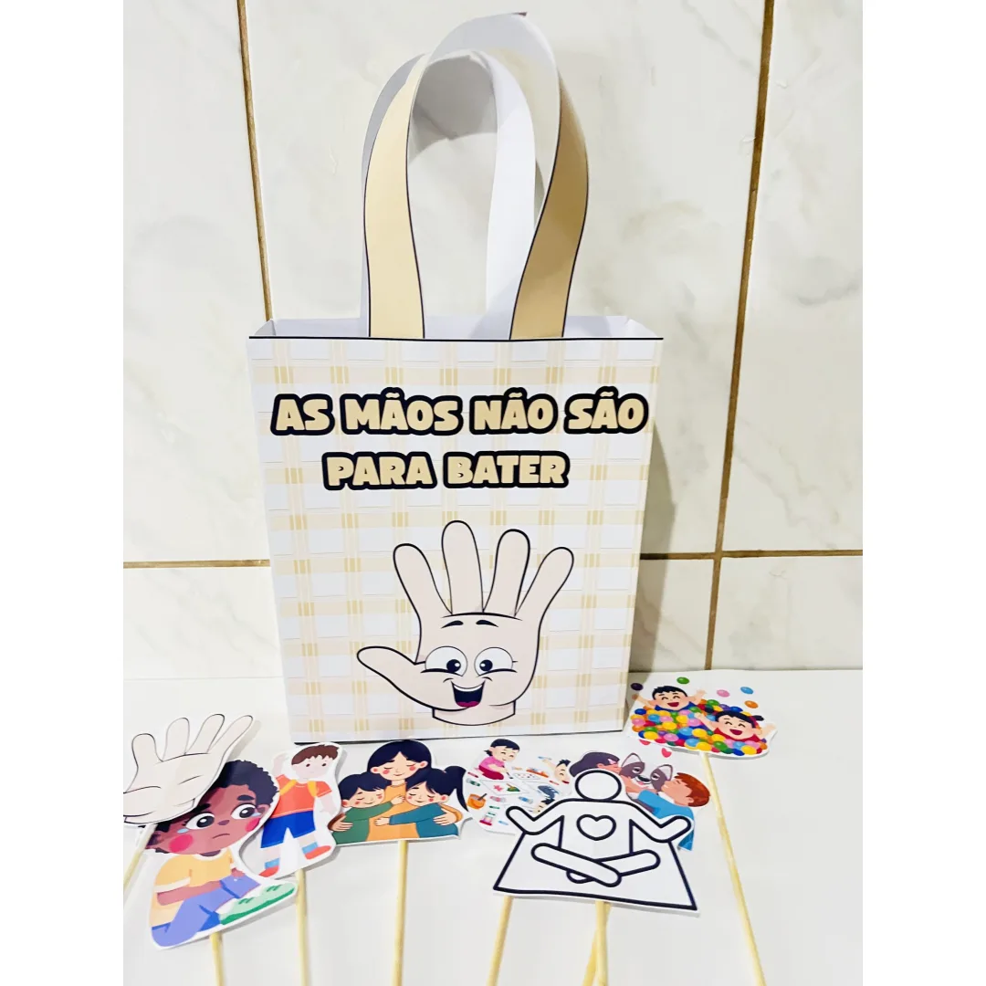 SACOLA PEDAGÓGICA: AS MÃOS NÃO SÃO PARA BATER!