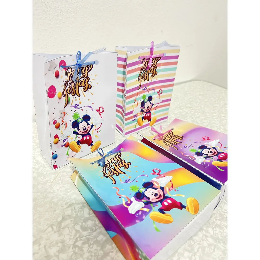 SACOLINHA DE NATAL / LEMBRANCINHA BOAS FESTAS  - TEMA:  MICKEY