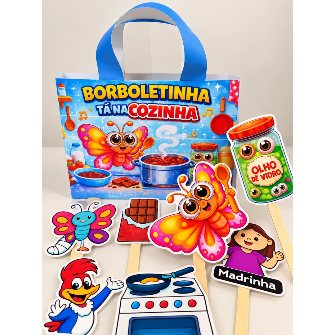 Sacolinha Musical – Borboletinha tá na Cozinha - Educação Infantil - PDF 5 folhas
