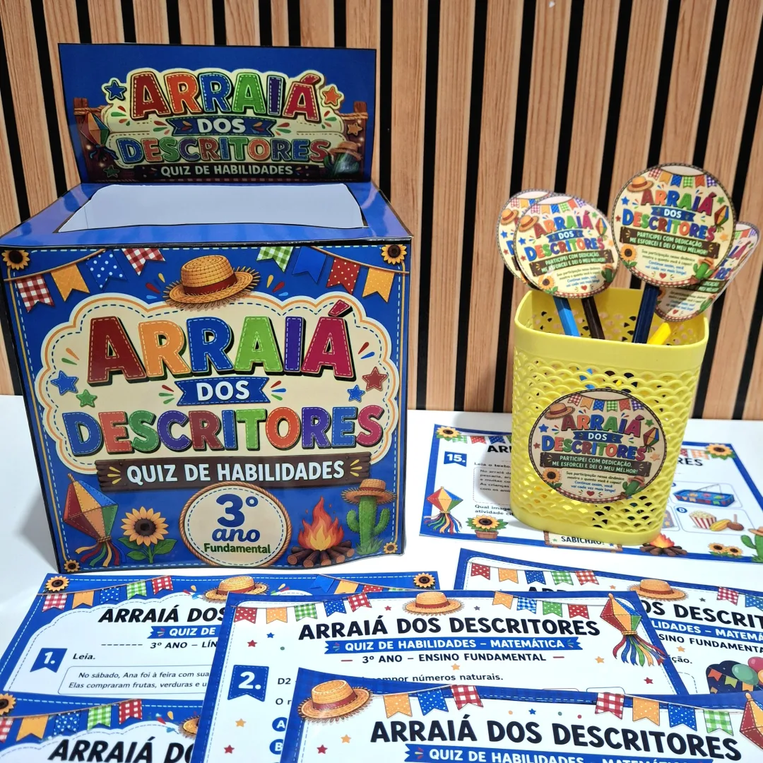SAEB | Arraiá dos Descritores - Quiz de Habilidades 3° ano Fundamental