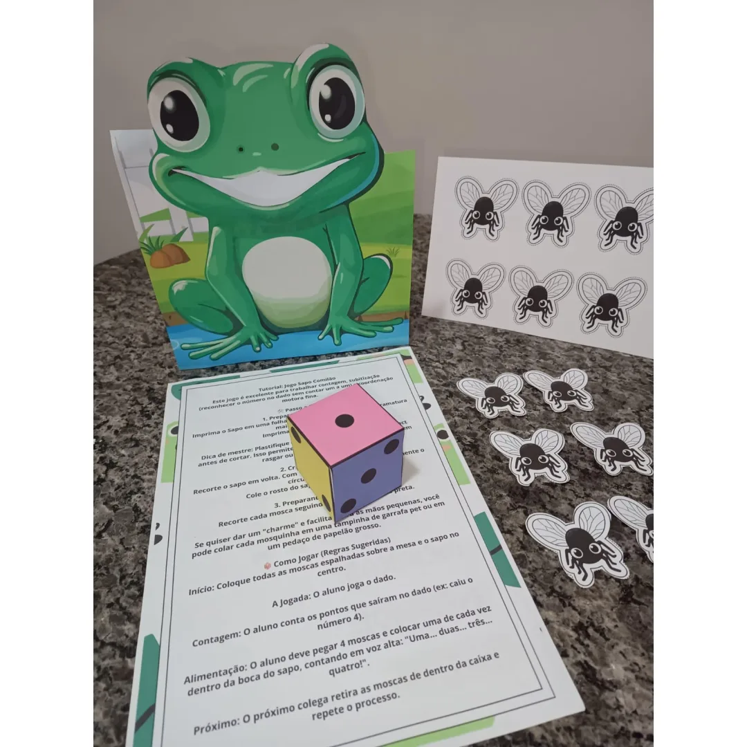 Sapo Comilão - Jogo Pedagógico para Educação Infantil - PDF