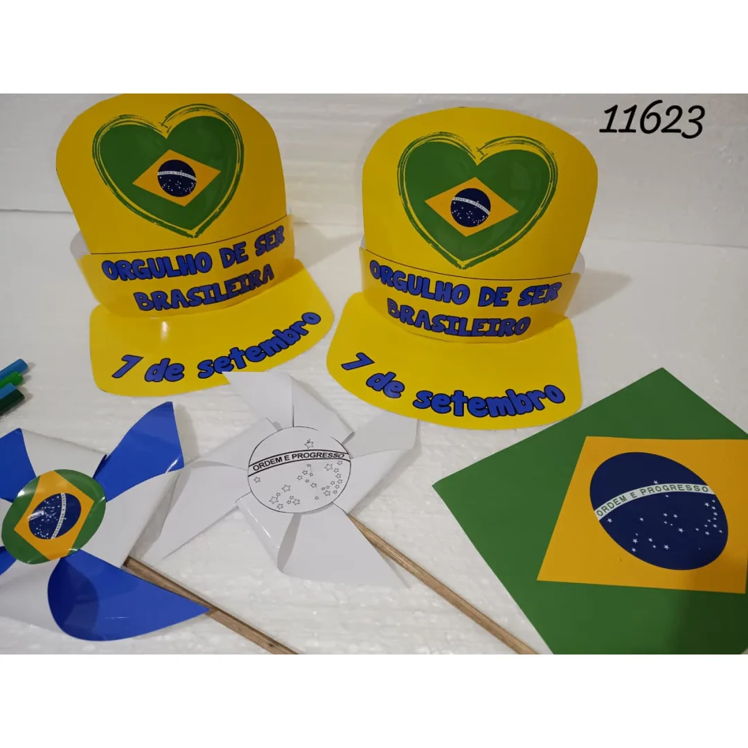 KIT SEMANA DA PÁTRIA / DIA DA INDEPENDÊNCIA DO BRASIL / SETE DE SETEMBRO: ORGULHO DE SER BRASILEIRO