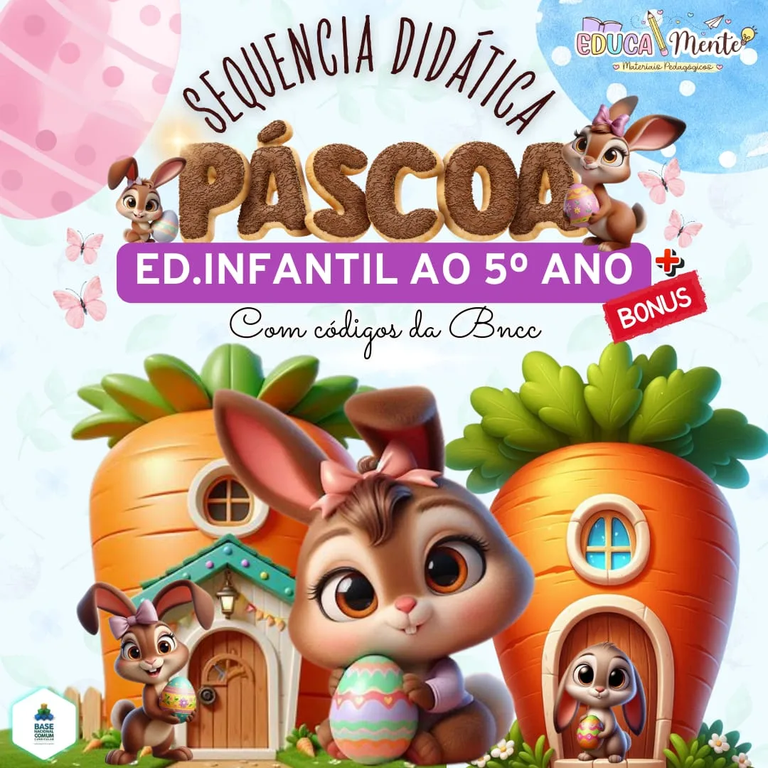 🐰 Sequência Didática de Páscoa + BONUS 🐰