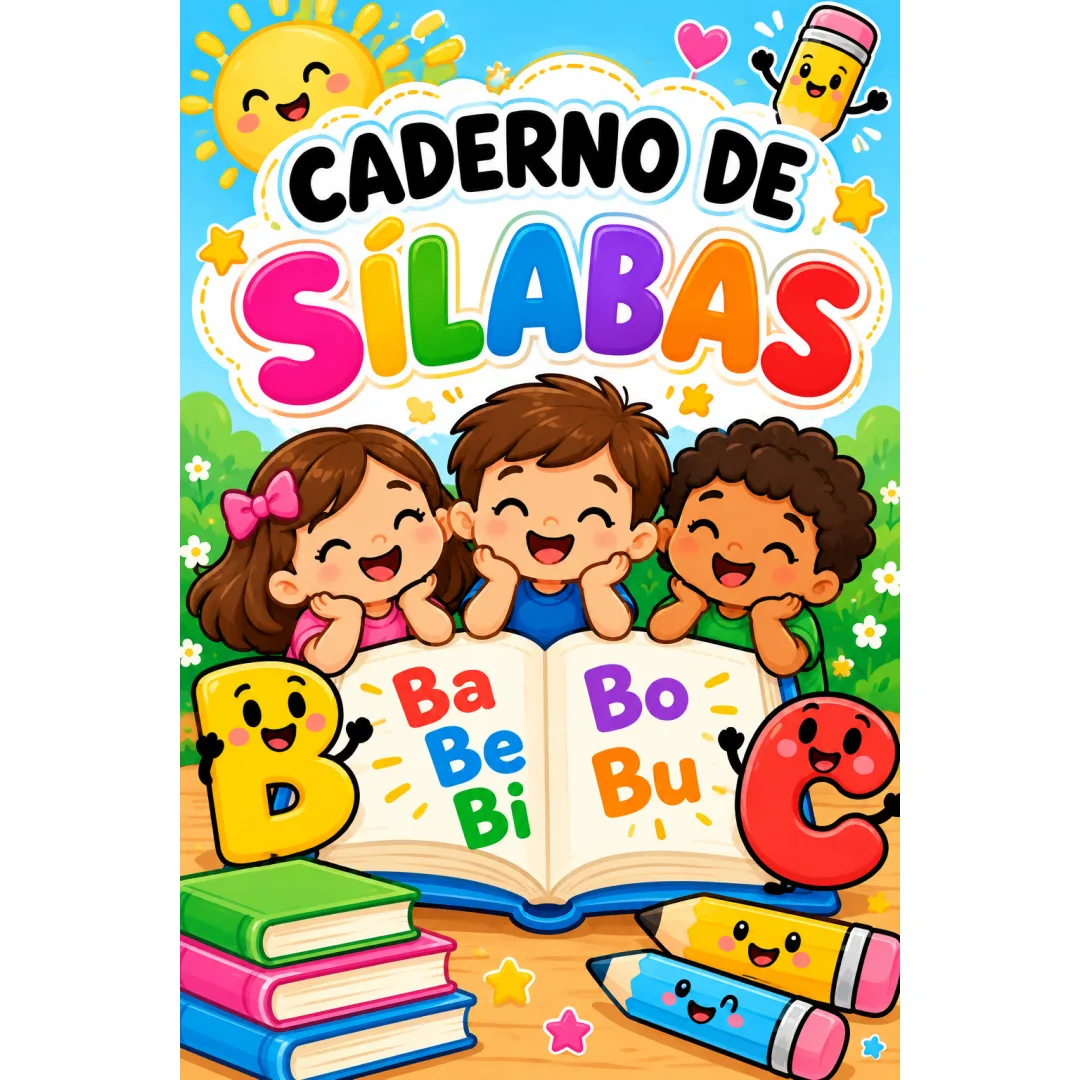Caderno de Sílabas - 1º Ano - Língua Portuguesa - PDF