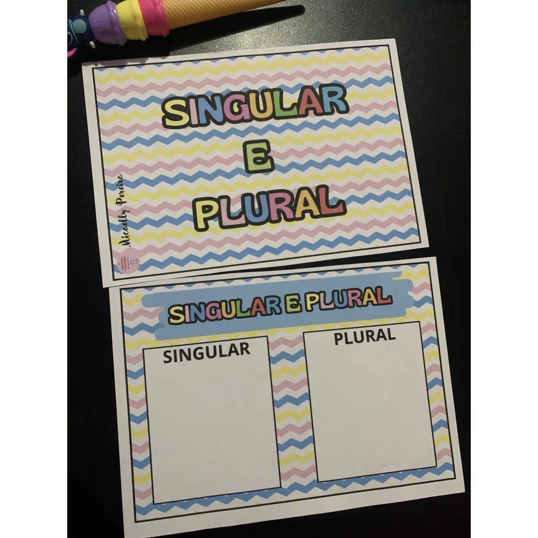 SINGULAR E PLURAL