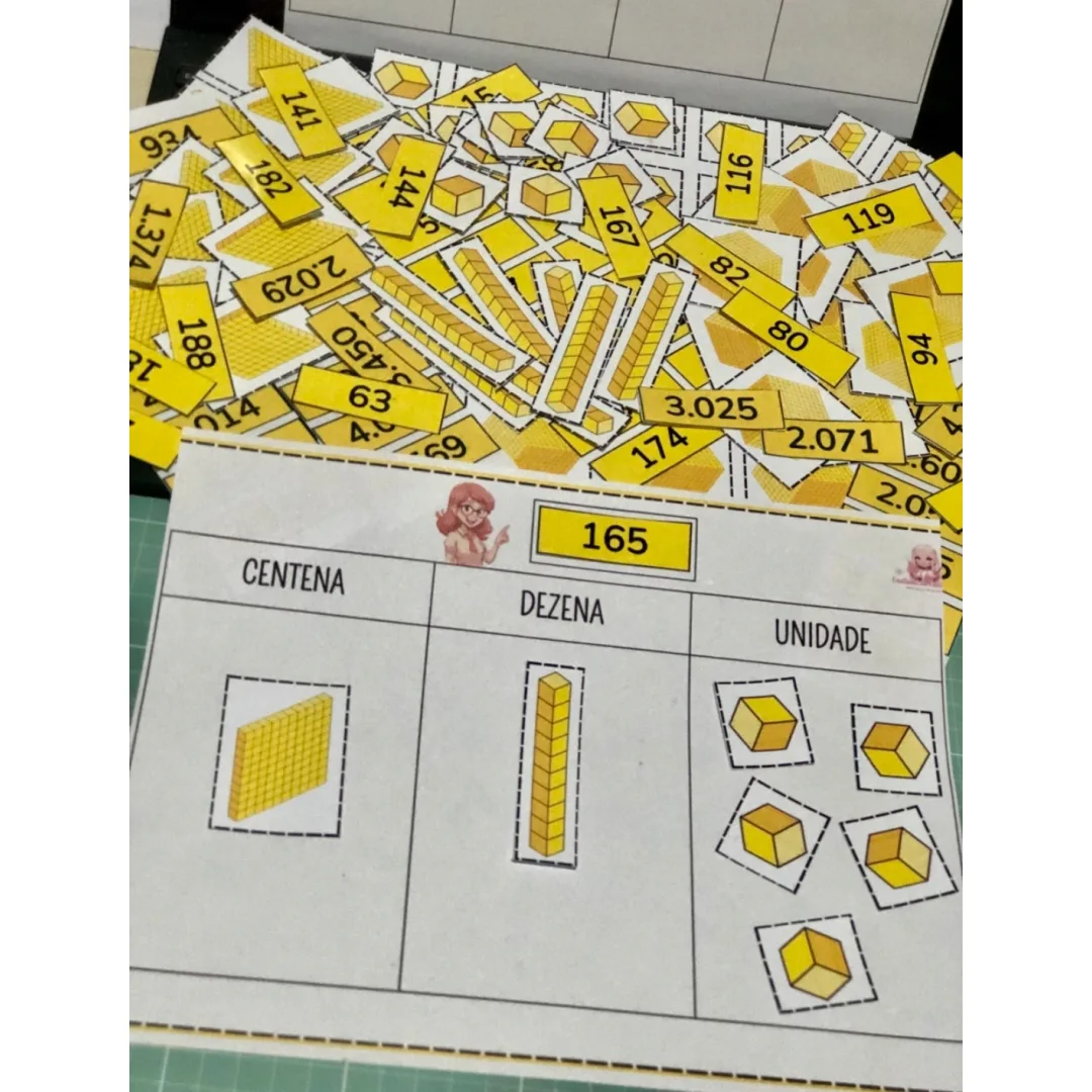 SISTEMA DE NUMERAÇÃO DECIMAL: MATERIAL DOURADO