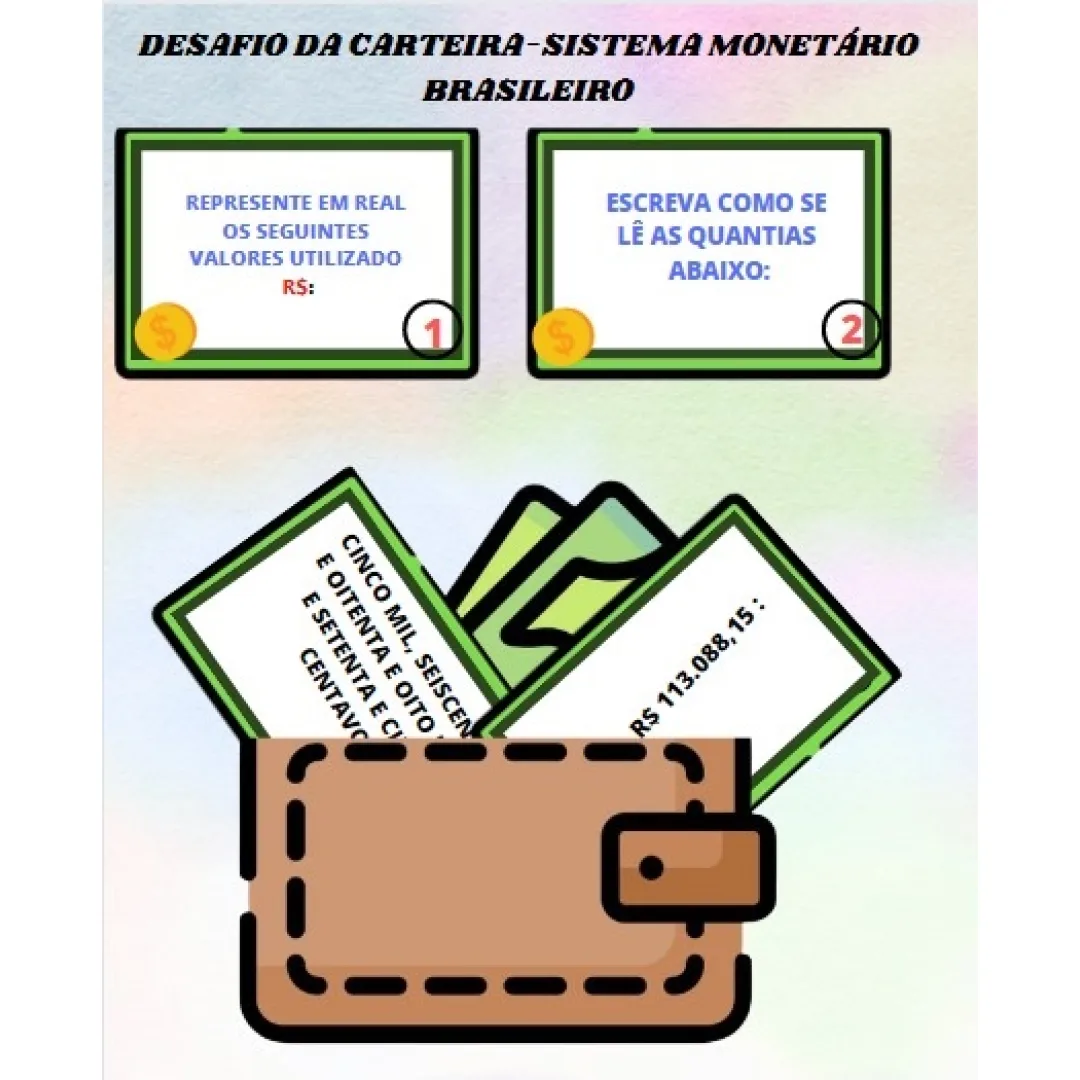 SISTEMA MONETÁRIO: DESAFIO DA CARTEIRA