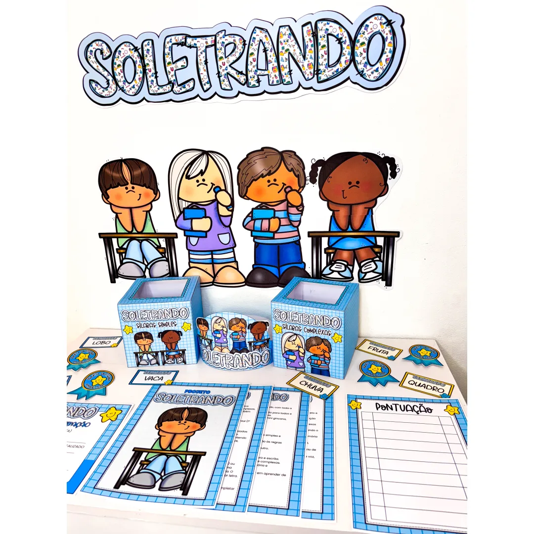 Soletrando - Kit de Alfabetização 1º ao 3º Ano em PDF