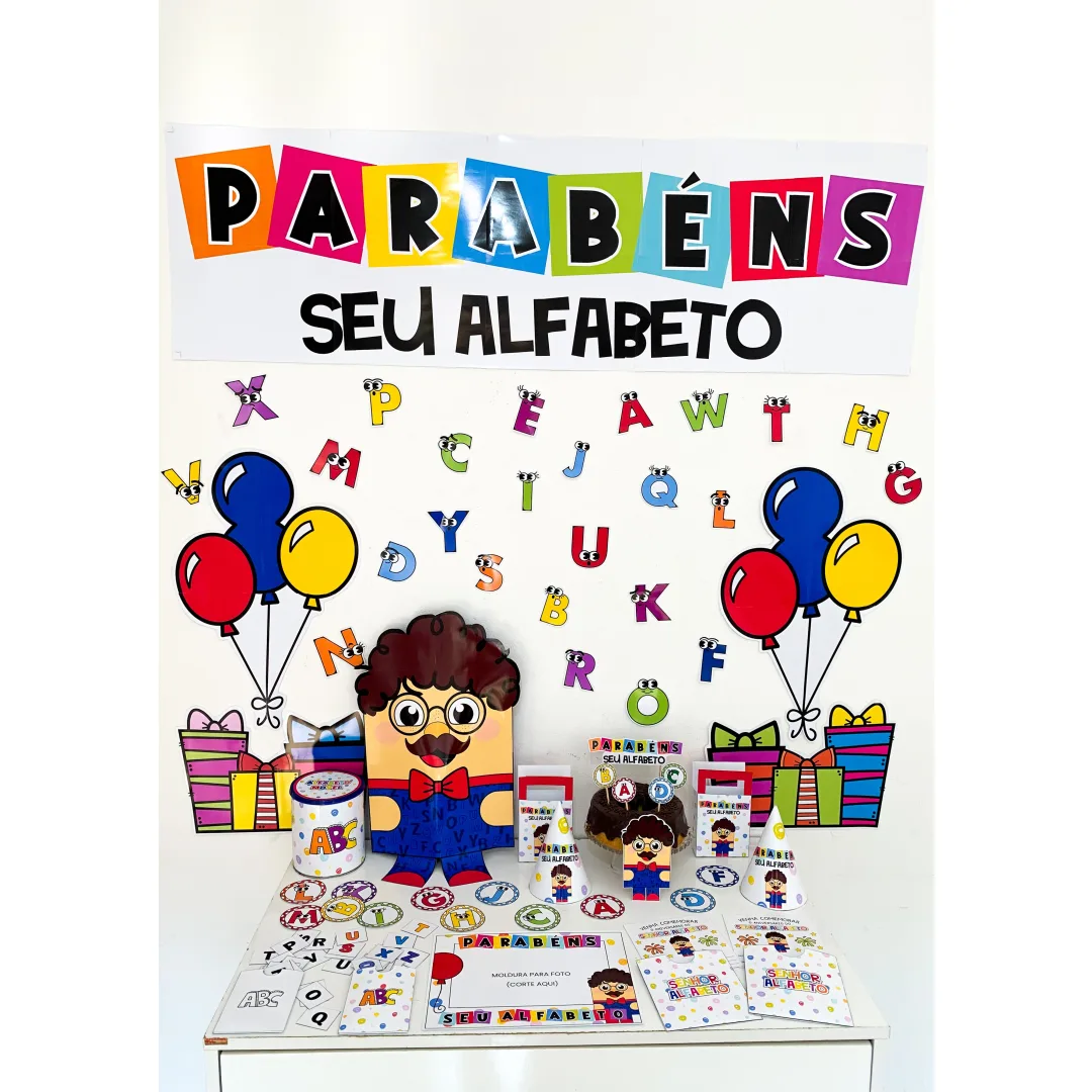 Super Kit Aniversário do Seu Alfabeto — Educação Infantil em PDF