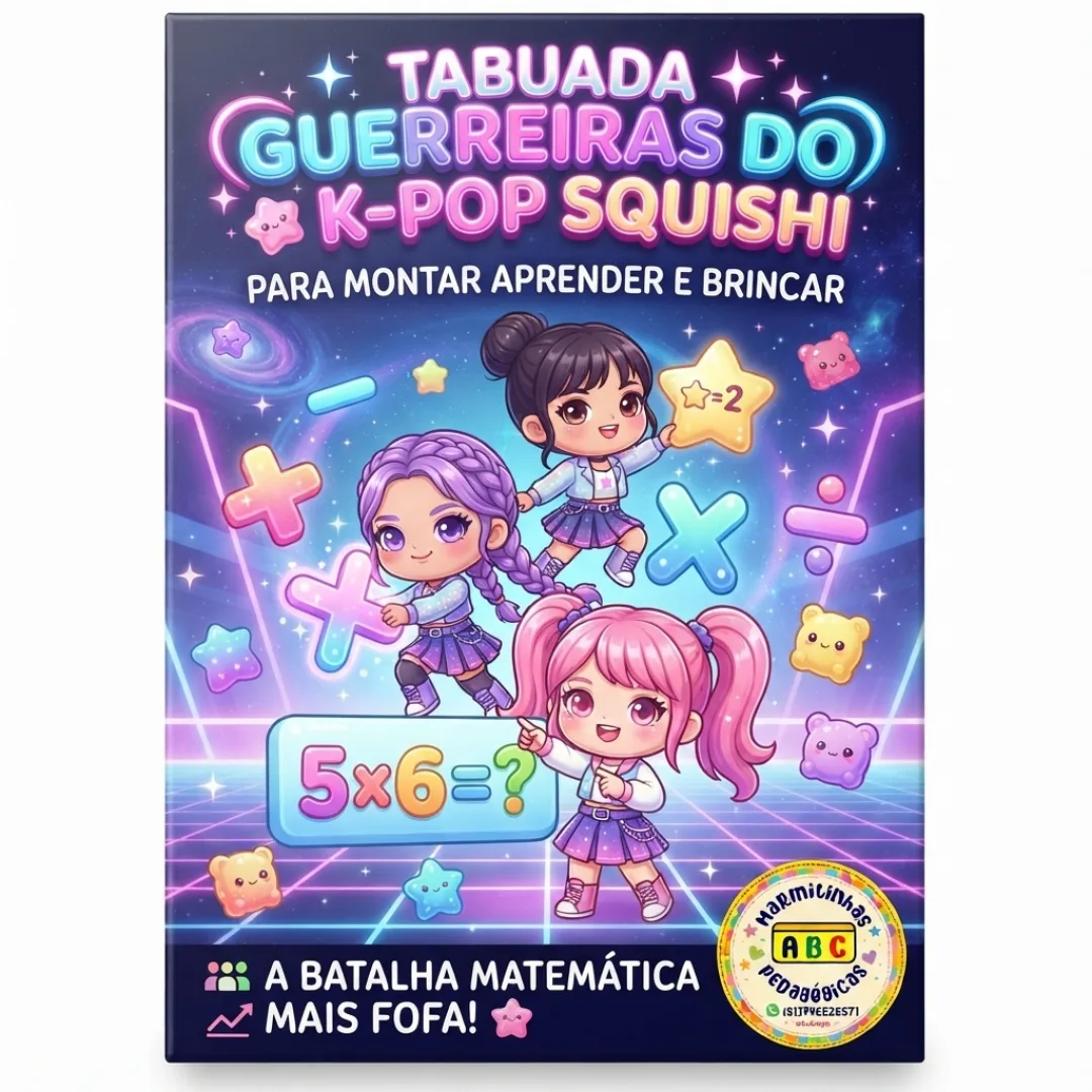 Tabuada Guerreiras do K-Pop - PDF