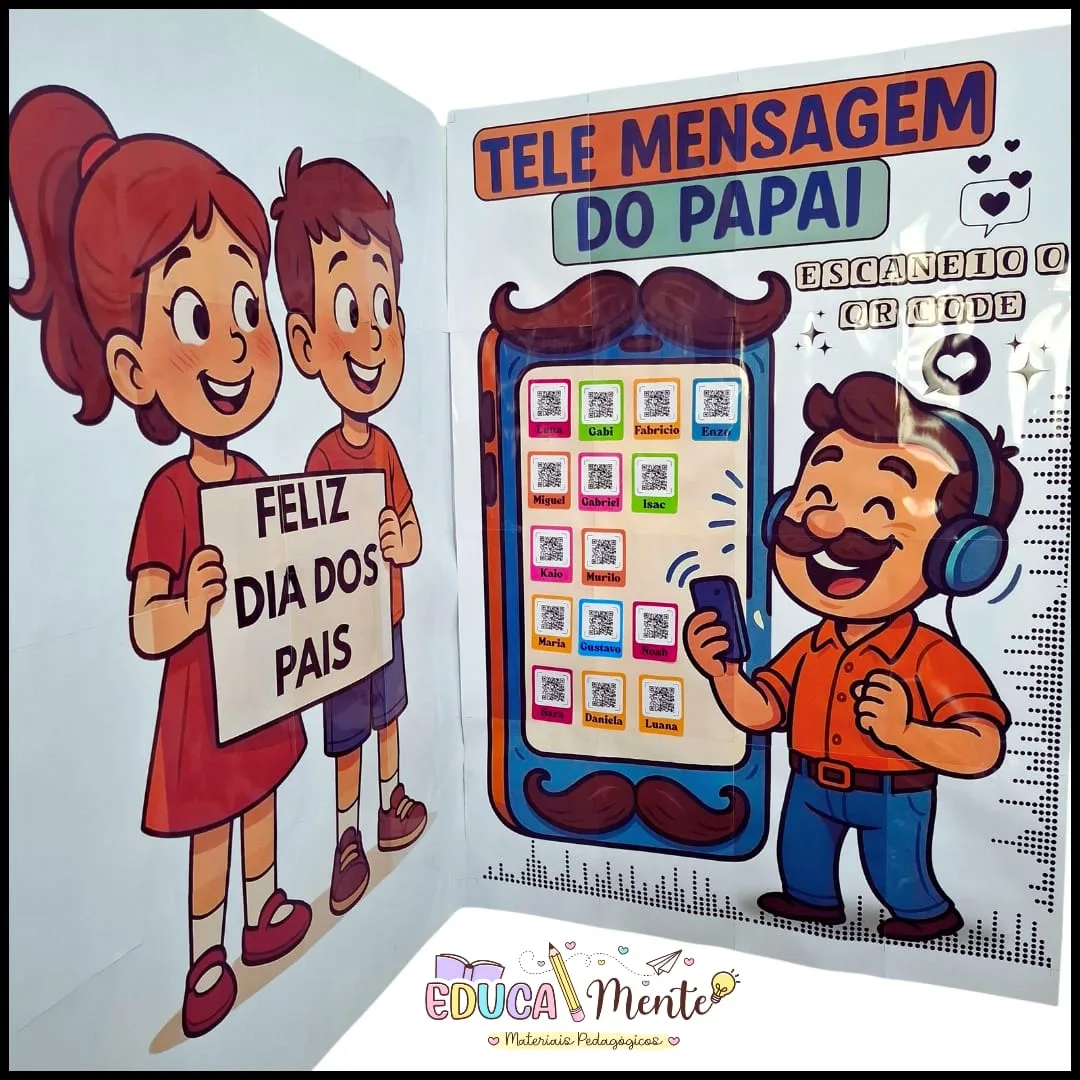 🧡💙 TELE MENSAGEM QR CODE DO PAPAI 💙🧡