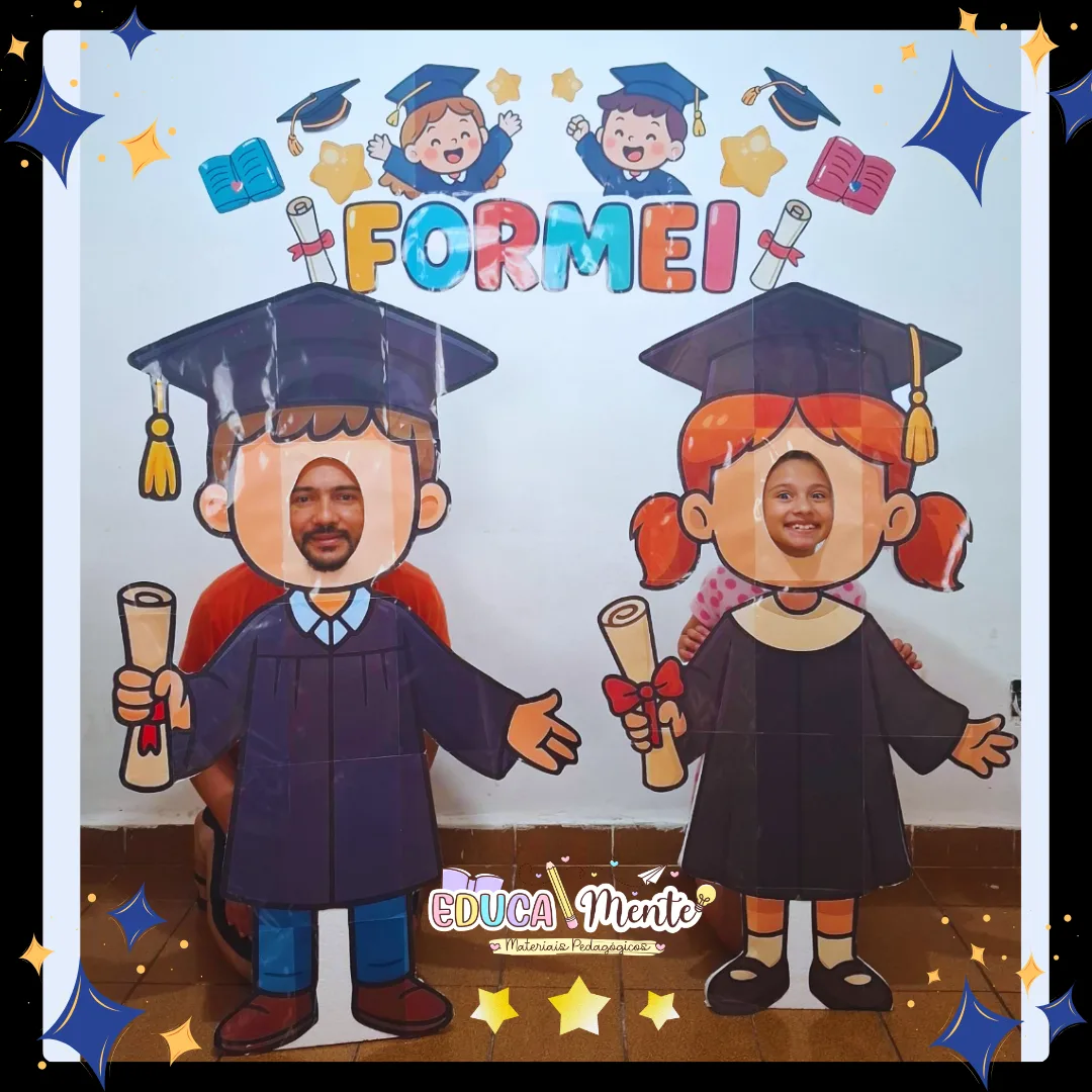 🎓 TOTENS E PAINEL DE FORMATURA – DIVERSÃO GARANTIDA 🎓