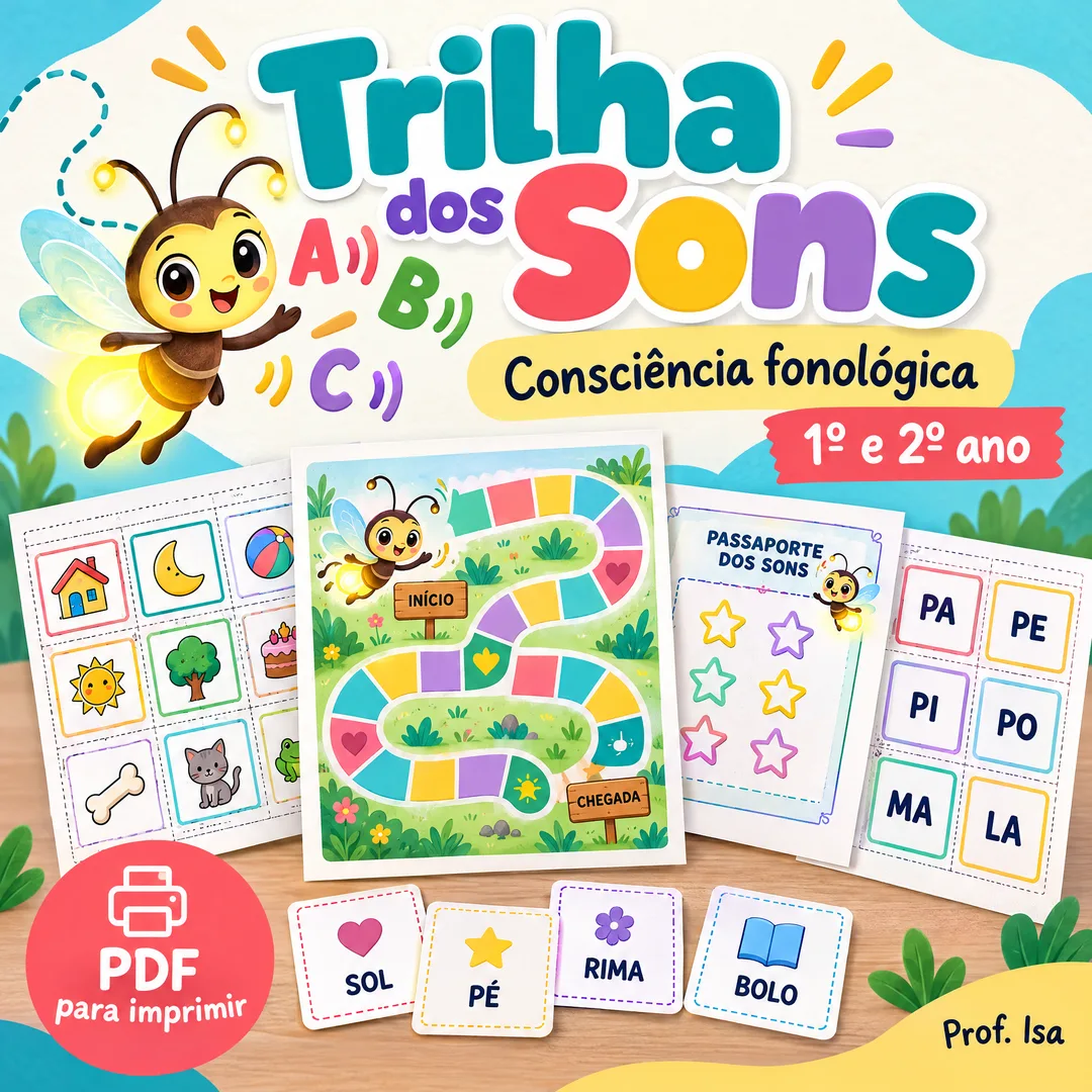 Trilha dos Sons — Consciência Fonológica em Estações e Missões 1º e 2º Ano em PDF